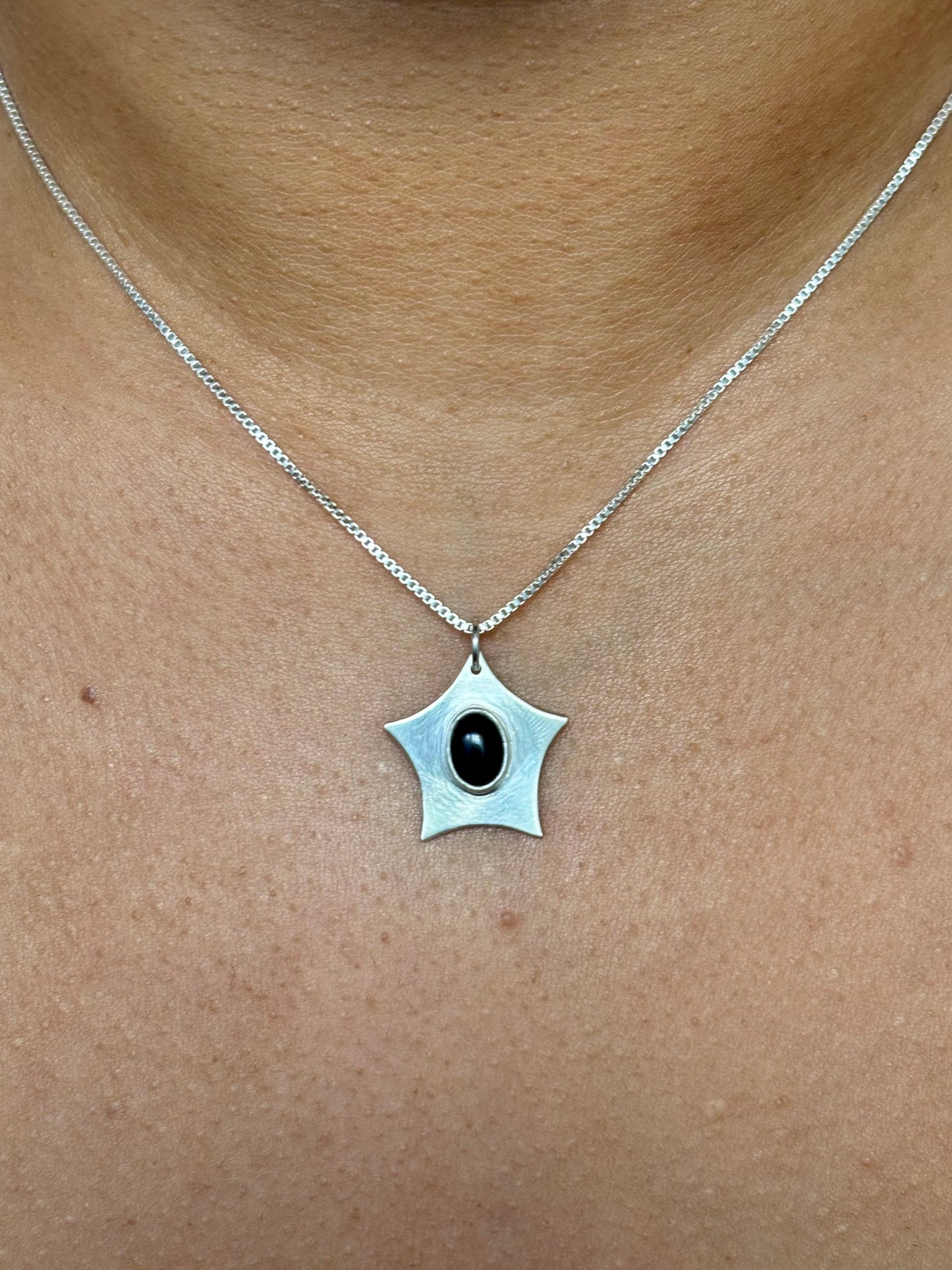 Onyx Star Necklace