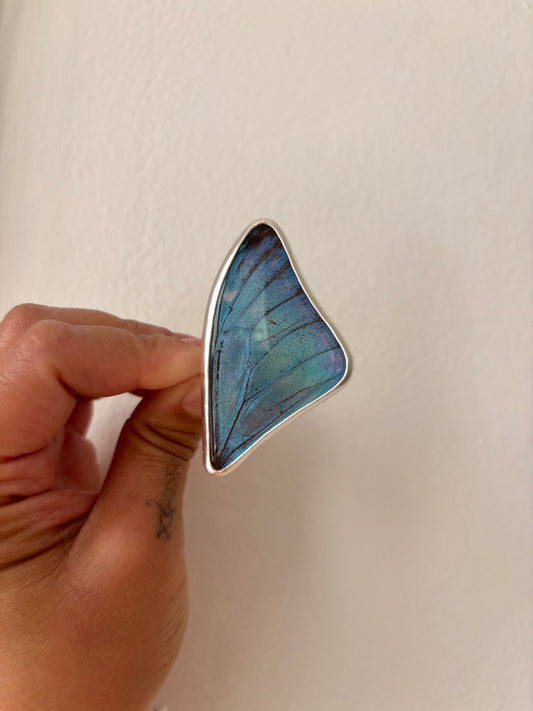 Adonis Morpho Butterfly Ring