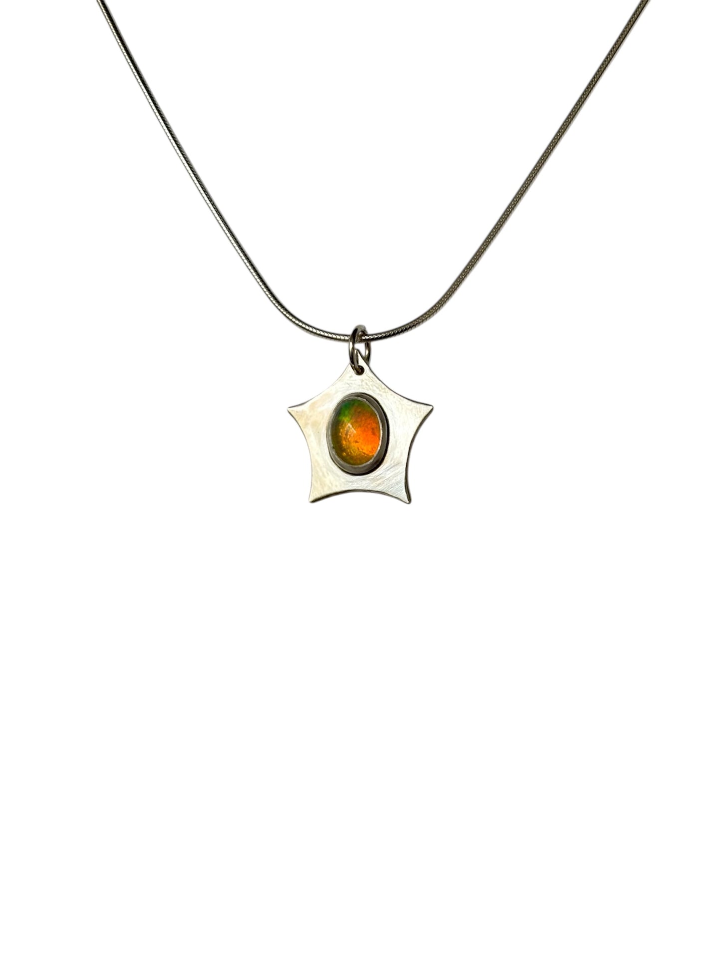 Opal Star Necklace