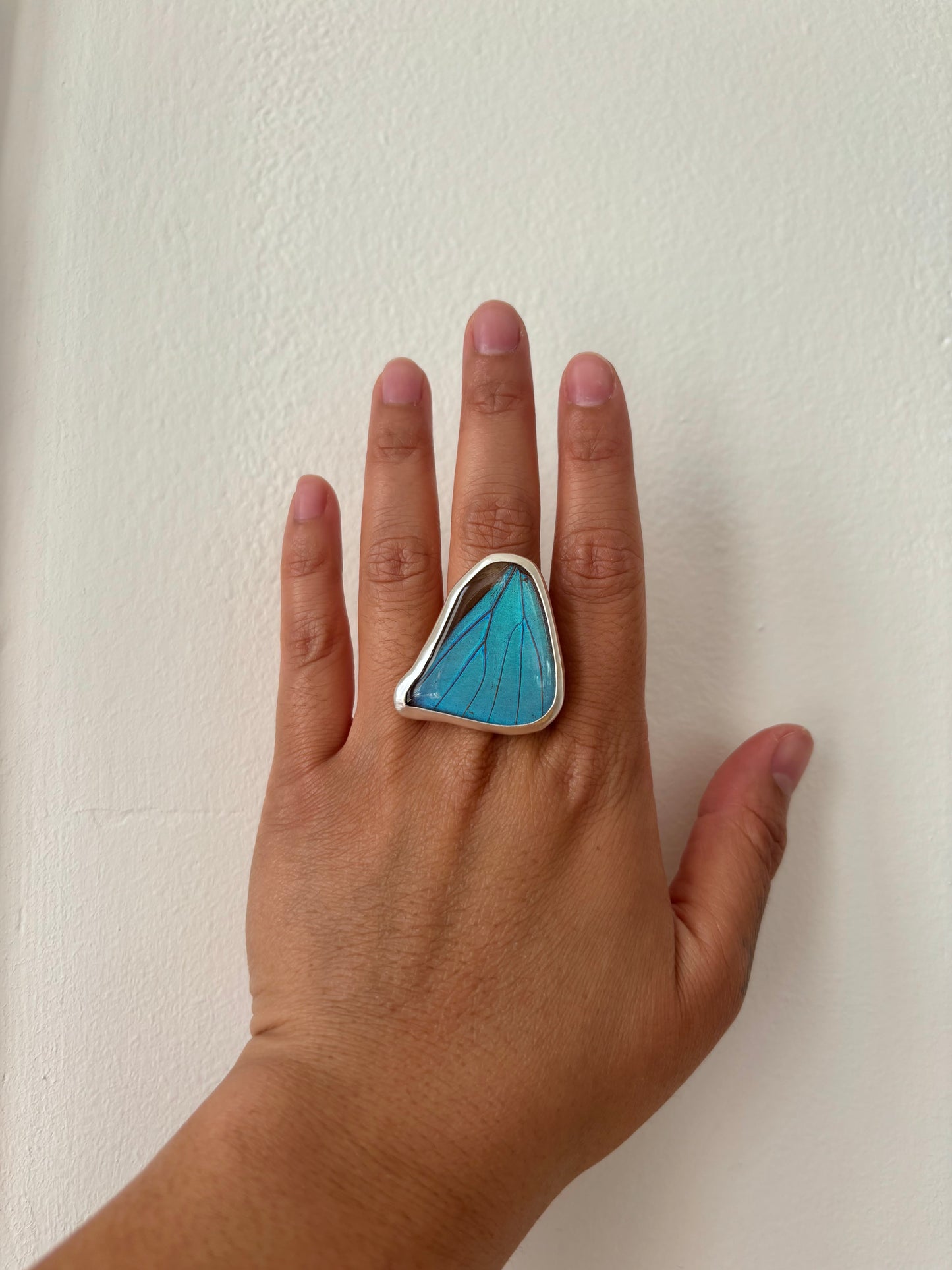 Aega Morpho Butterfly Ring