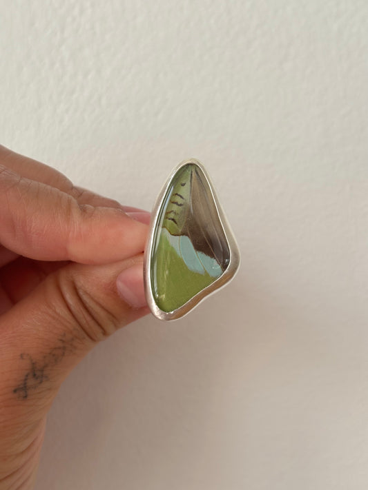 Olivewing Butterfly Ring