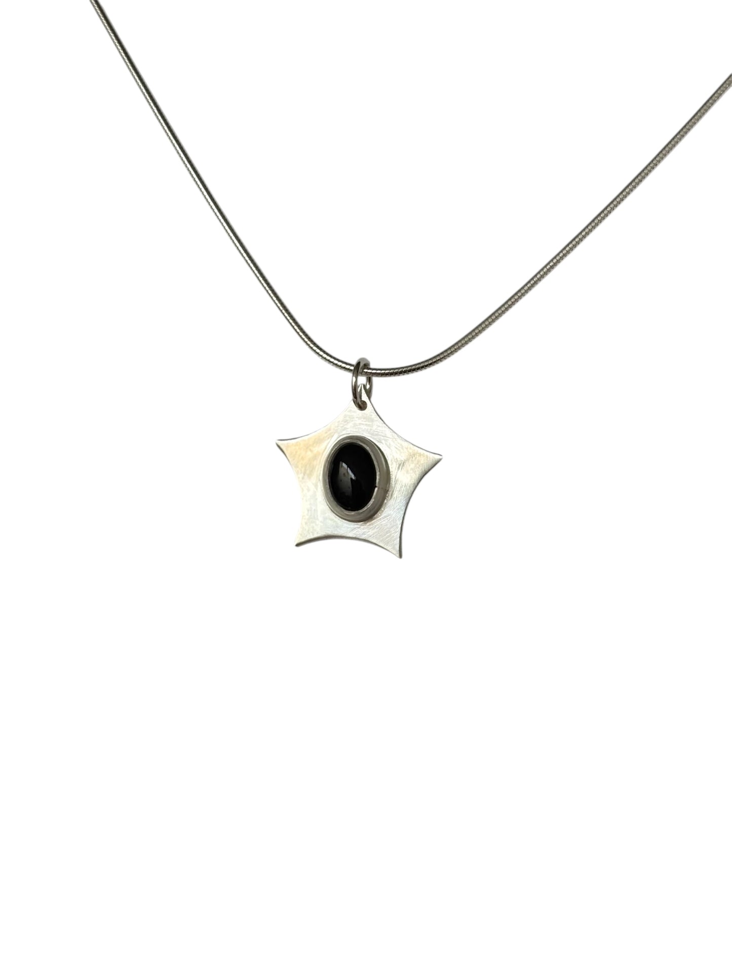 Onyx Star Necklace