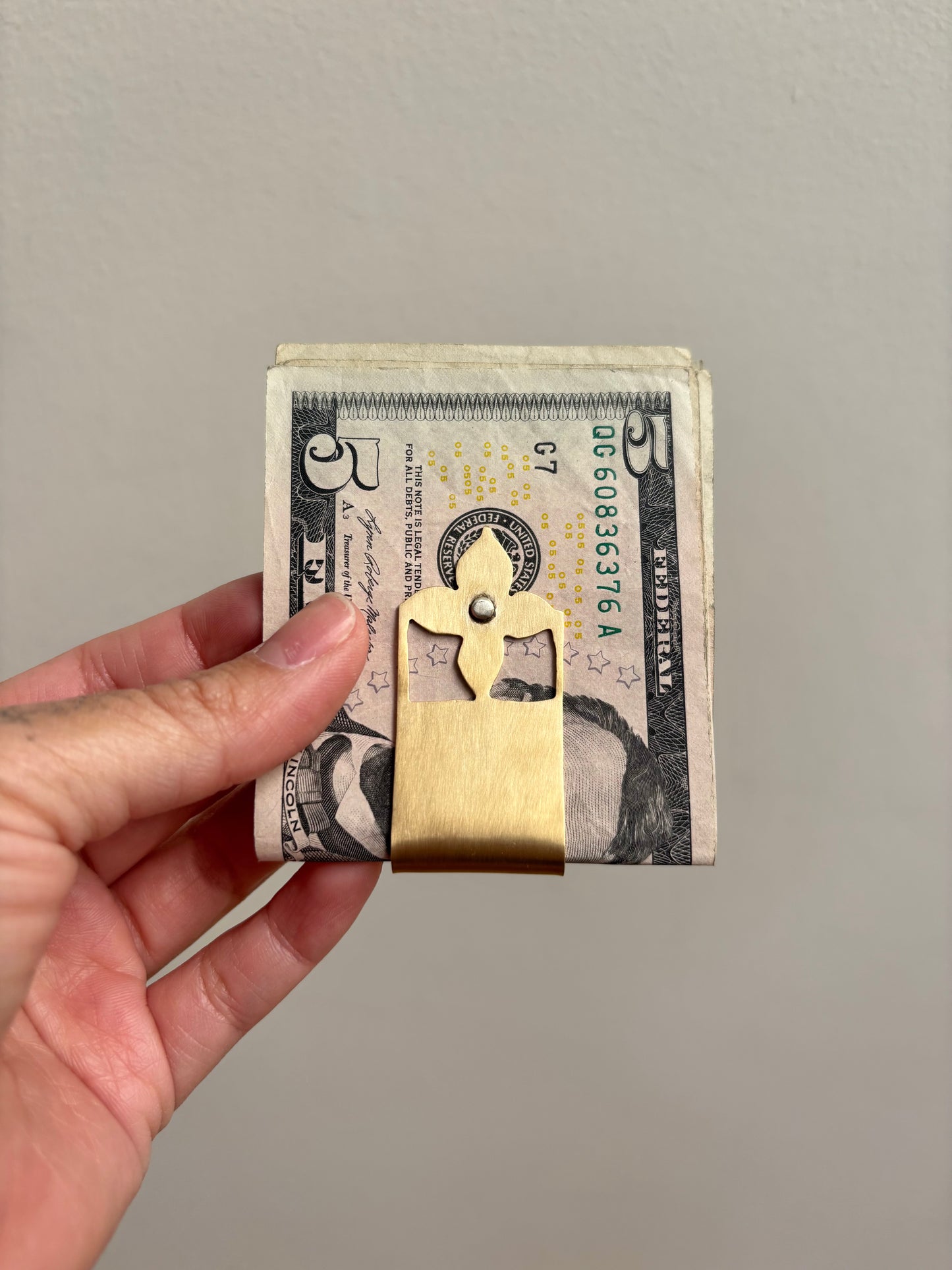 Flower Money Clip