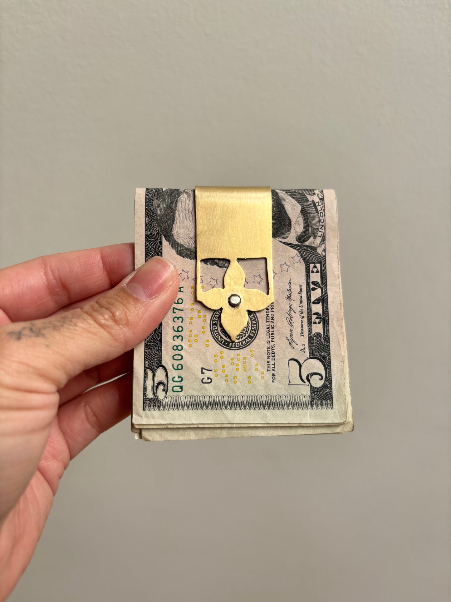 Flower Money Clip