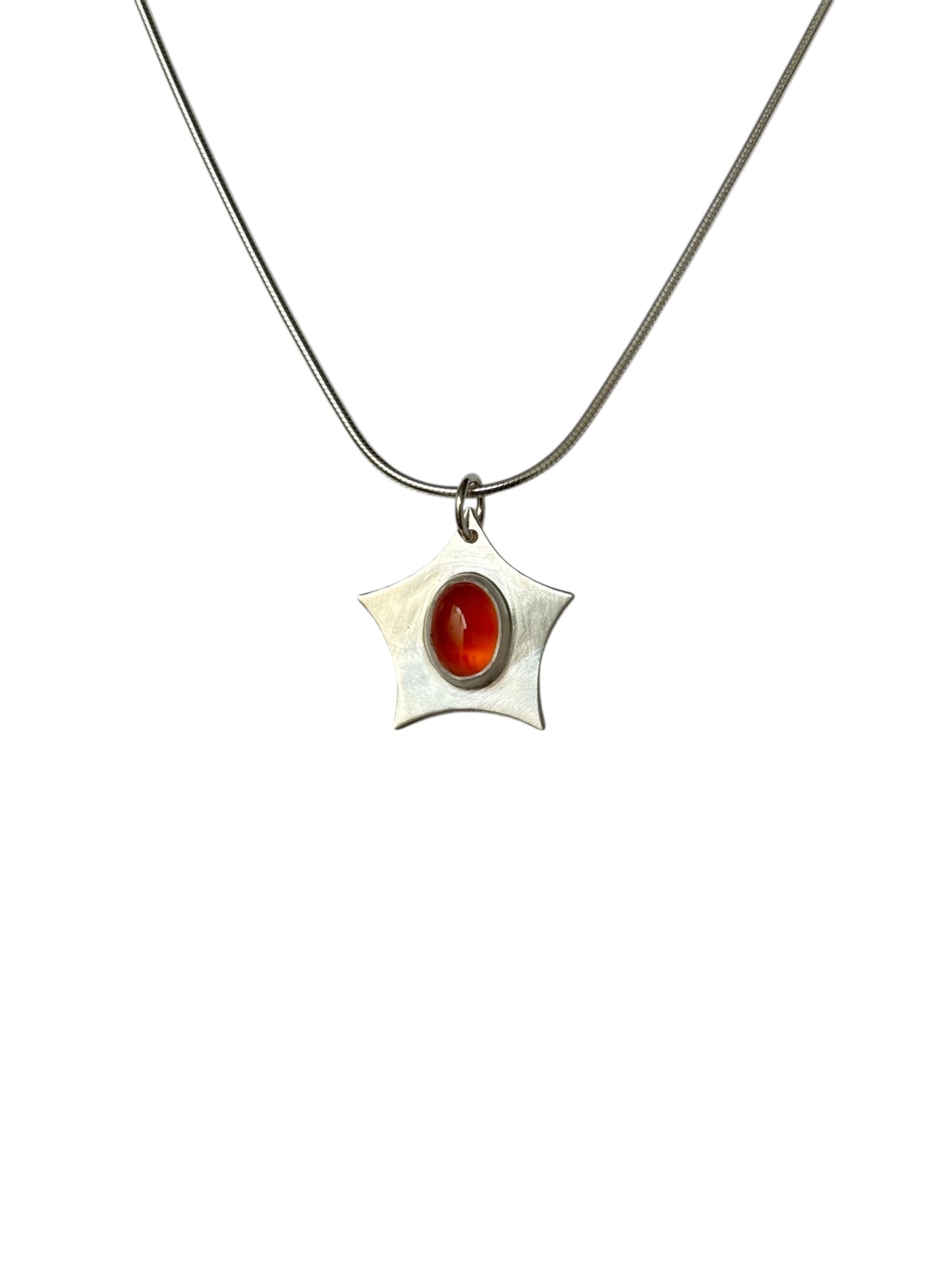 Carnelian Star Necklace