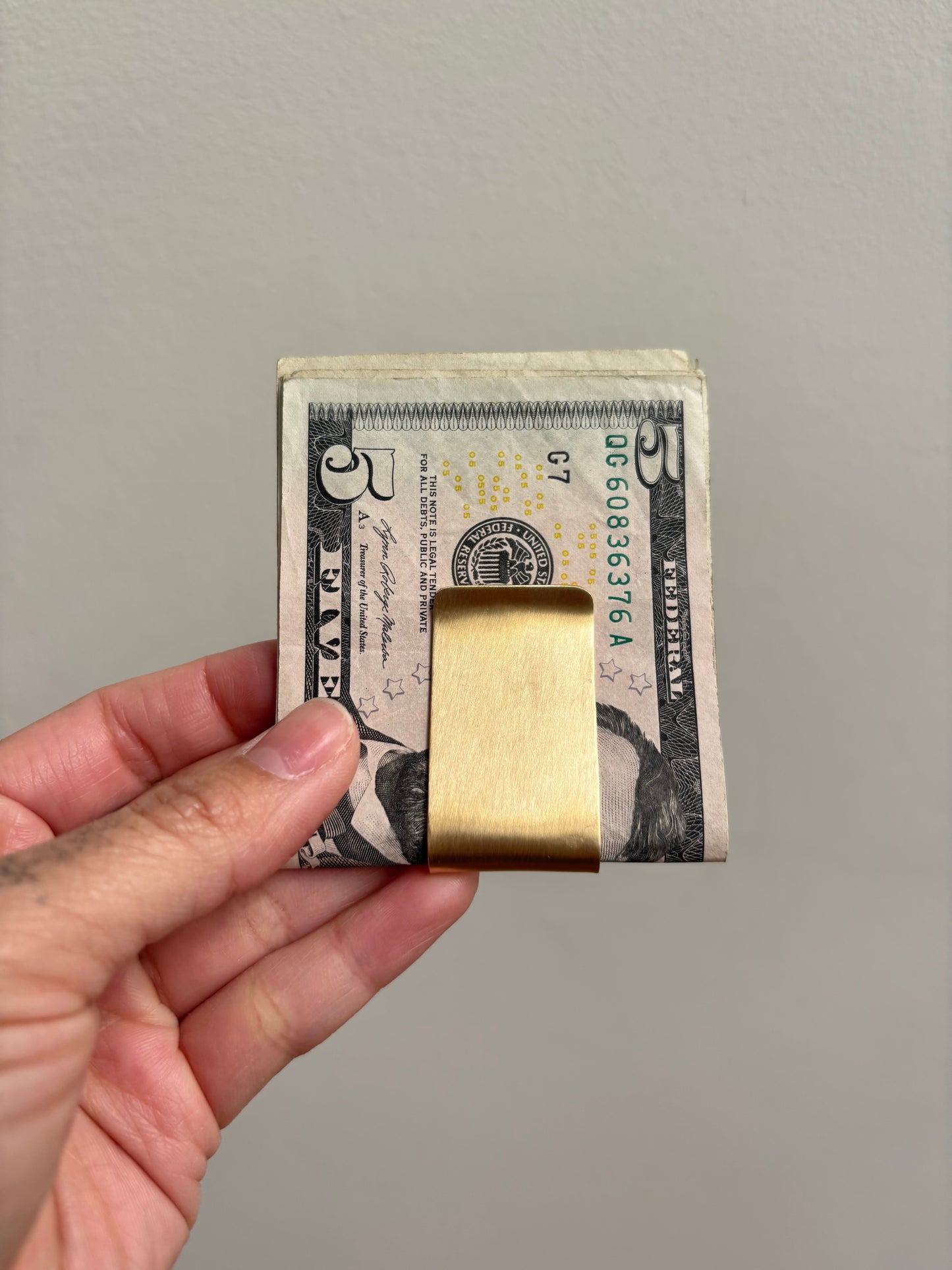 Flower Money Clip