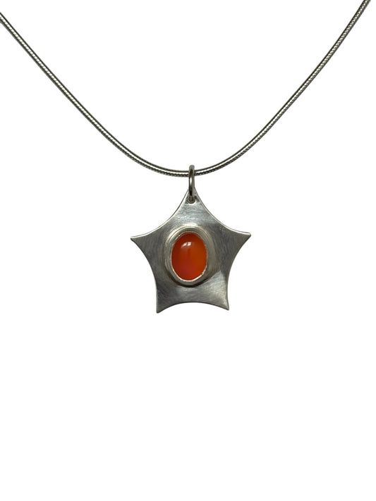 Carnelian Star Necklace