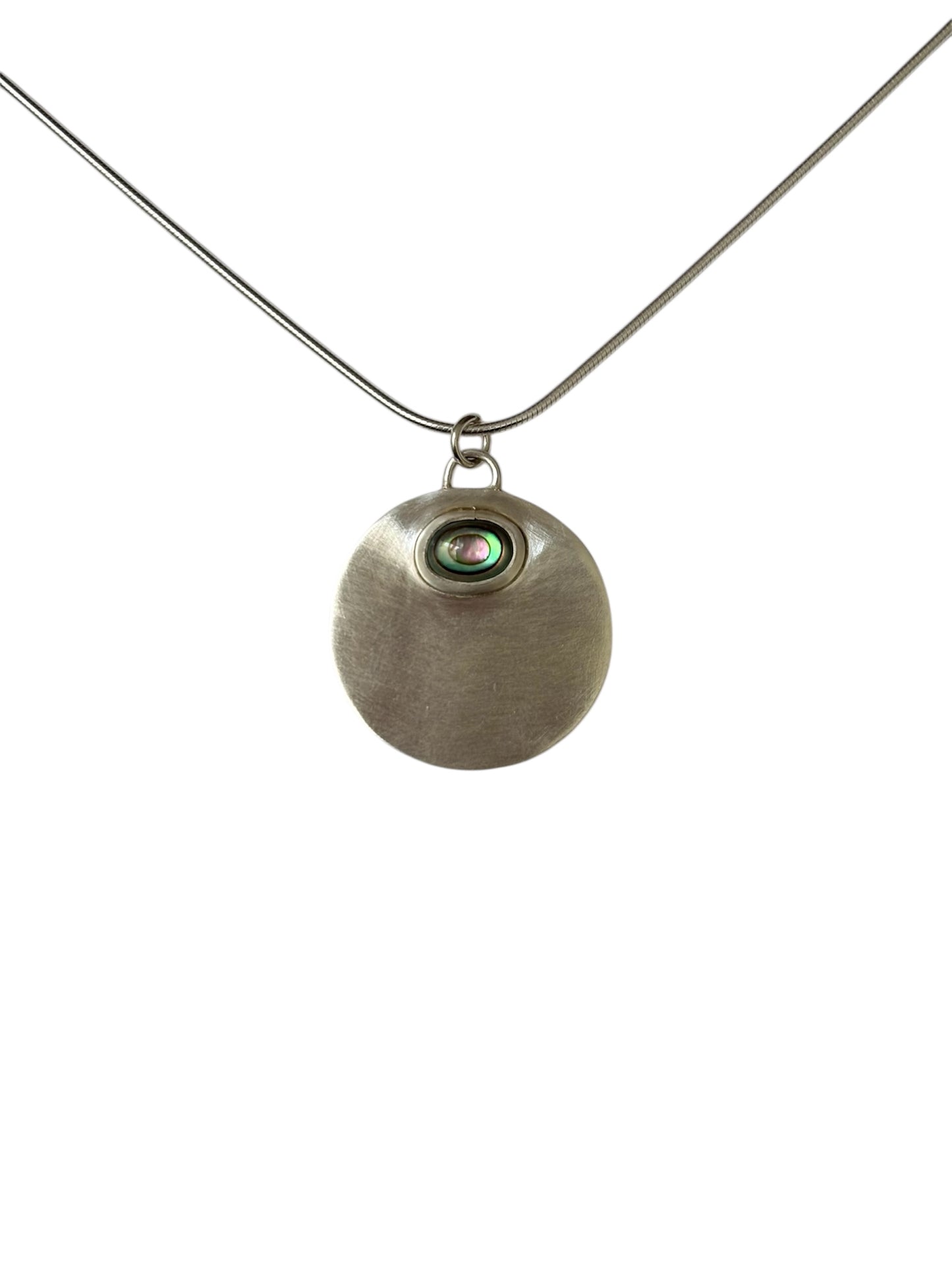 Abalone Circle Necklace