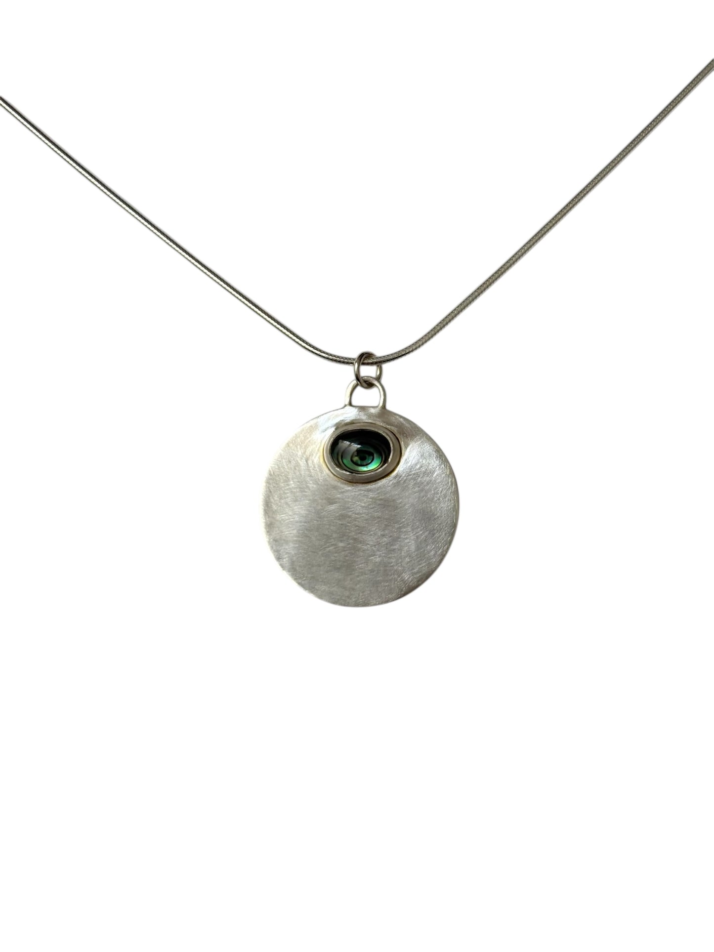 Abalone Circle Necklace
