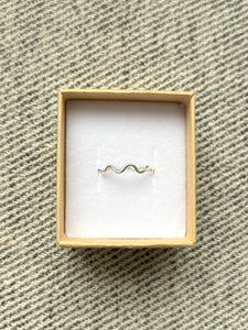 Silver Squiggle Ring