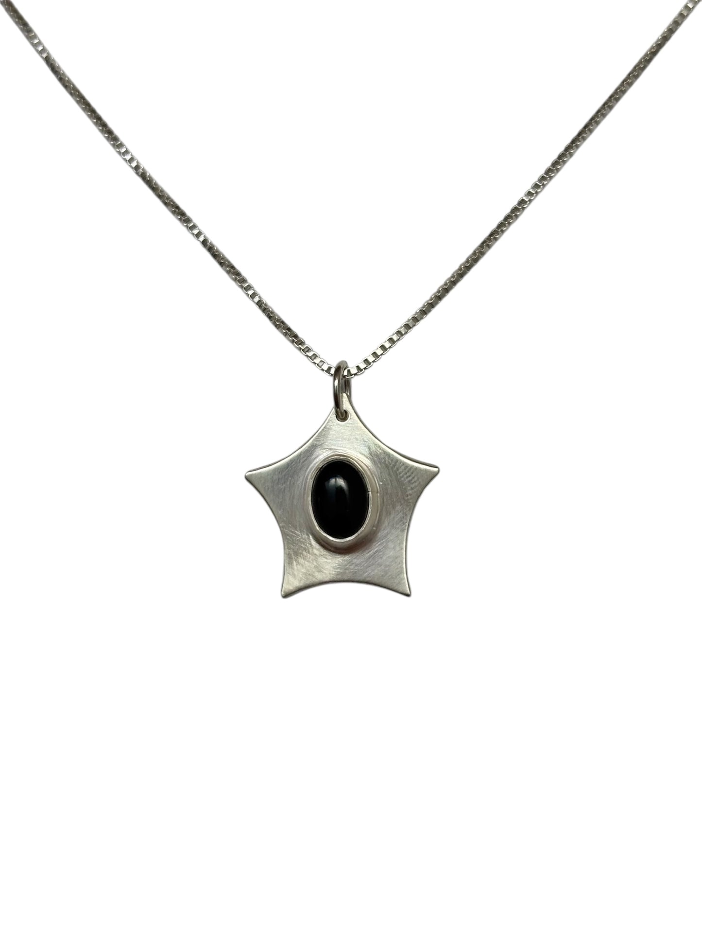 Onyx Star Necklace