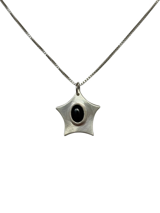 Onyx Star Necklace