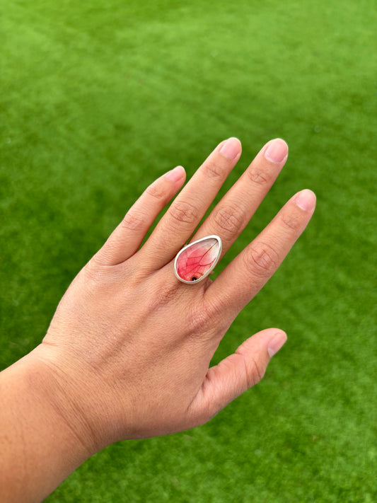Blushing Phantom Butterfly Ring